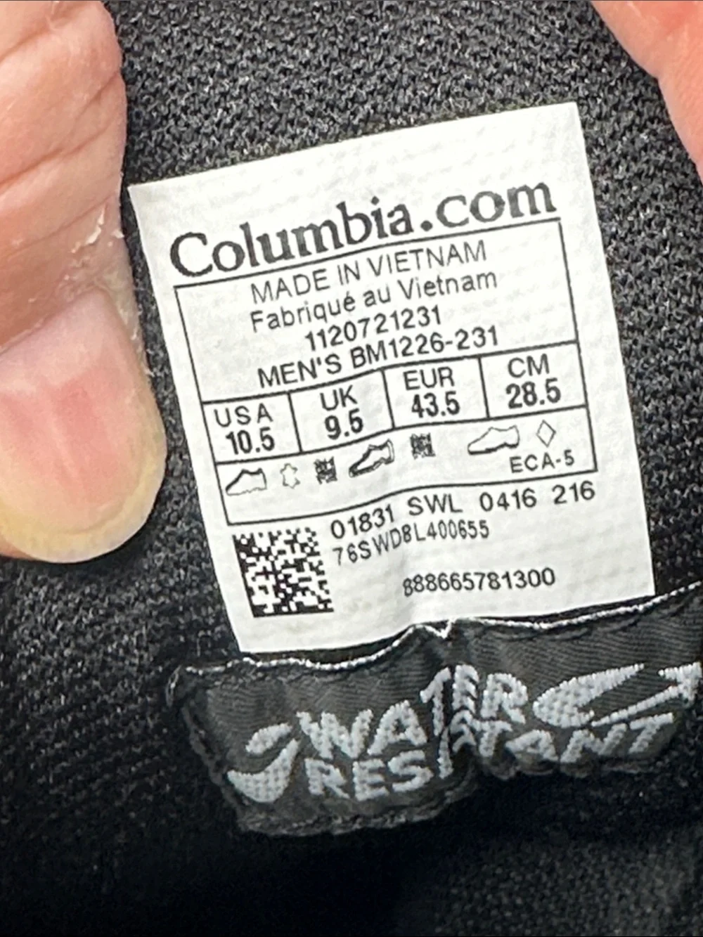 Columbia Boots Size 10.5